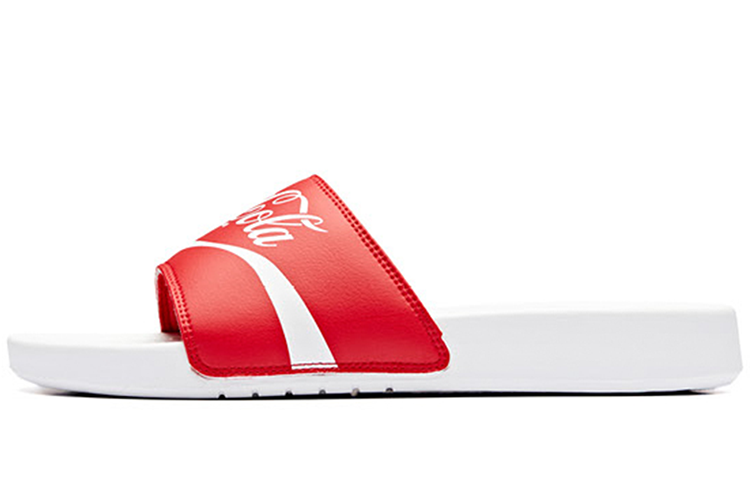 Coca Cola x Anta Rubber Sole Slide Slippers Men's White Red