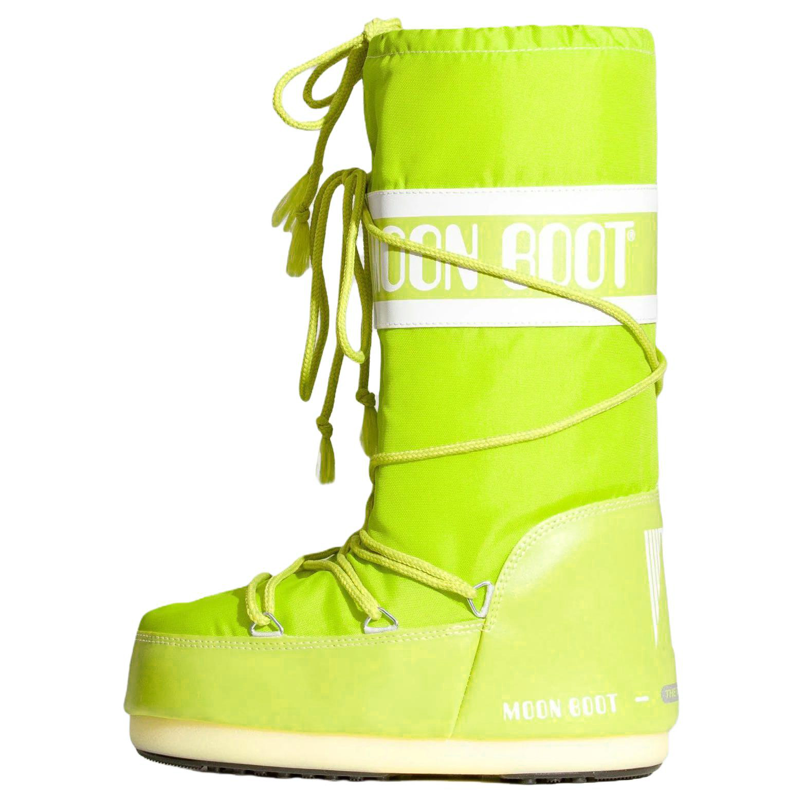Moon Boot Icon Nylon Boot Lime Green