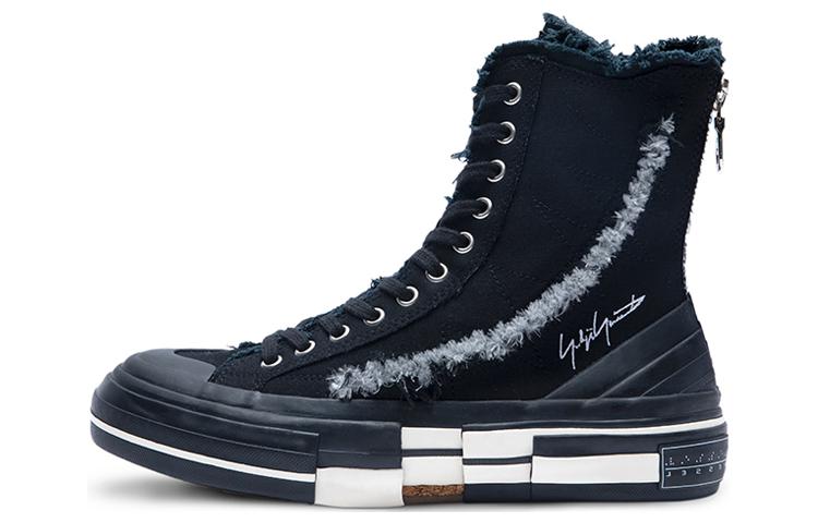 Yohji Yamamoto x VESSEL Low High-Top Skateboard Shoes Unisex Black