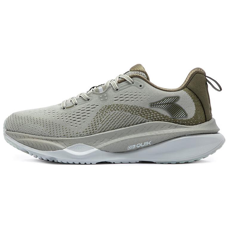 361° Red Flame 4 Durable Breathable Low-Top Casual Running Shoes Men's Gray Green