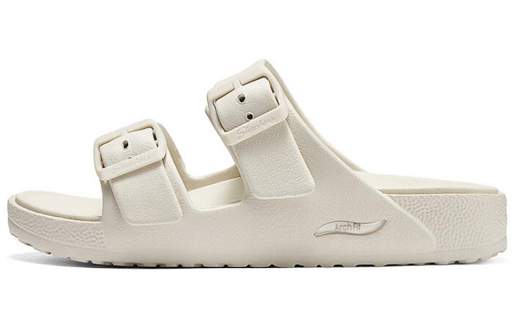 Skechers Foamies Rubber Sole Slide Slippers Women's Beige