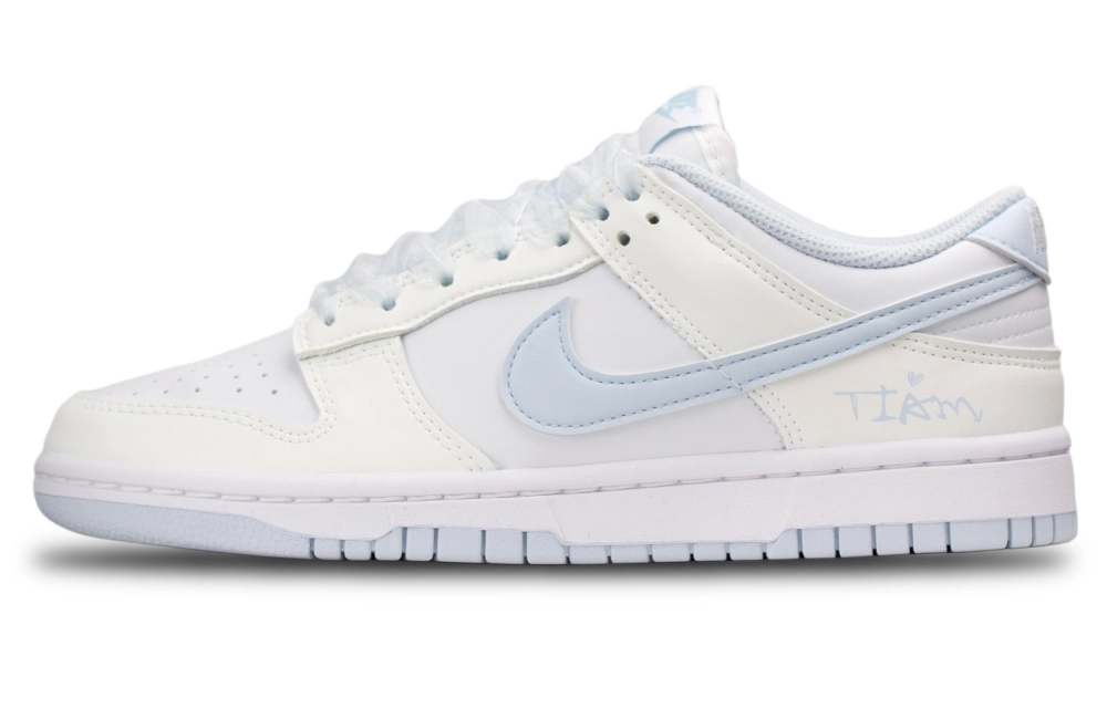 Nike Dunk Low Next Nature Low top Skateboard Shoes Unisex Cream Blue