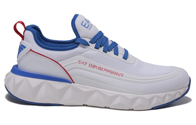 EMPORIO ARMANI EA7 Casual Shoes Unisex Low top White/Blue