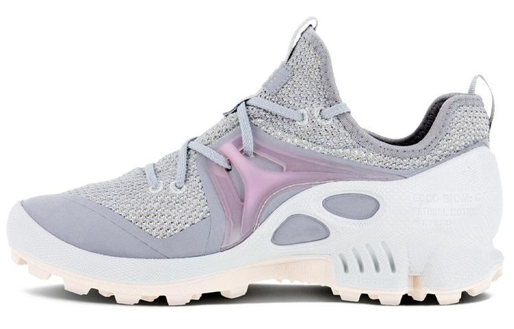 Ecco Biom C Trail Low Top Running Shoes Women's Silver Gray