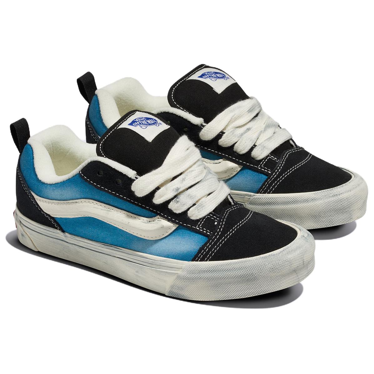 Vans Anti-Slip Wear-Resistant And Impact-Resistant Low-Top Skateboard Shoes Unisex Blue Black