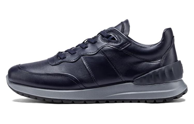 Ecco Astir Cushioning, Wear Resistant Low top Casual Shoes Men's Blue