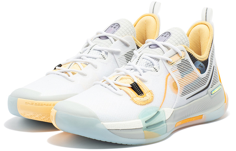 361° Burning War ISO Speed Anti-Slip And Wear-Resistant Breathable Low-Top Basketball Shoes Men's Photon Gray