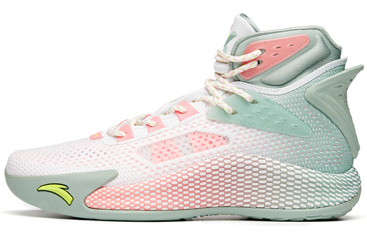 Anta KT5 KT Have Fun Balance Anti-Slip And Wear-Resistant High-Top Performance Basketball Shoes Men's Pink Green
