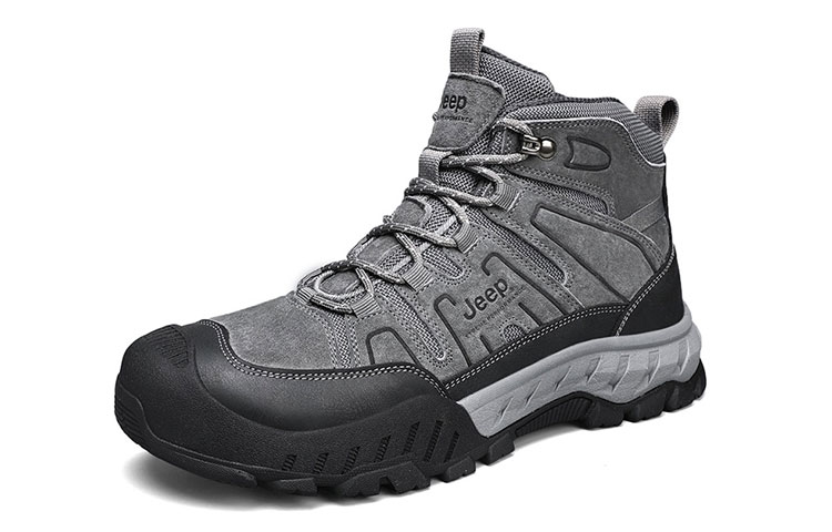 Jeep High Top Outdoor Shoes Men's Gray купить в интернет-магазине Yoocart с быстрой доставкой по России.