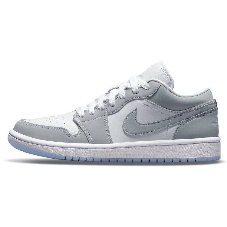 Jordan Air Jordan 1 Wear-Resistant Slip-Resistant Low-Top Vintage Basketball Shoes Women's Gray White купить в интернет-магазине Yoocart с быстрой доставкой по России.