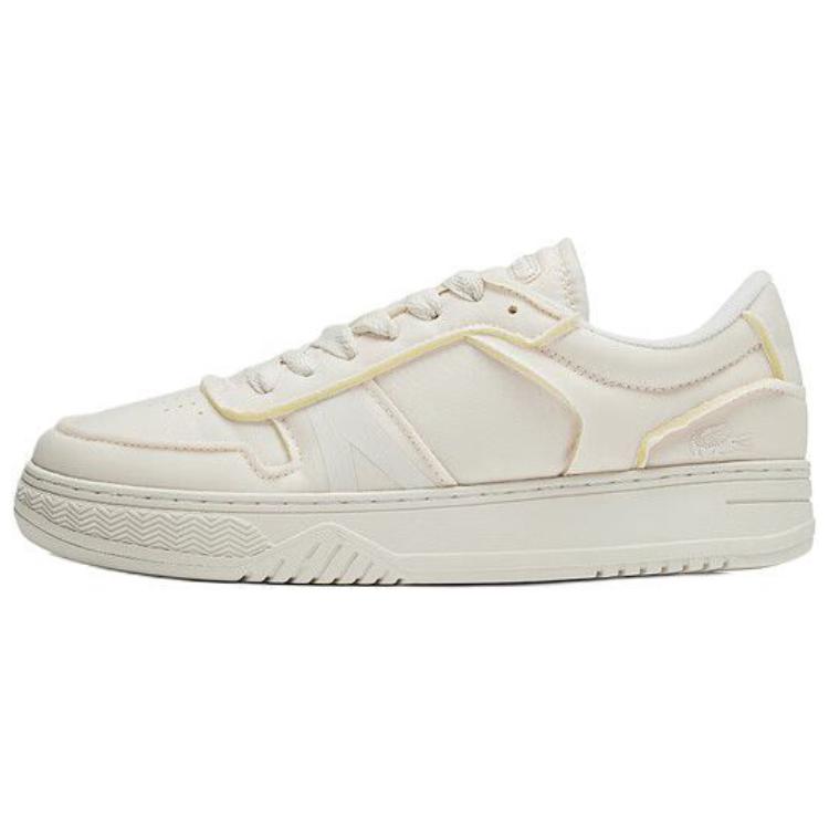 LACOSTE L001 Low-Top Skateboard Shoes Men's Beige