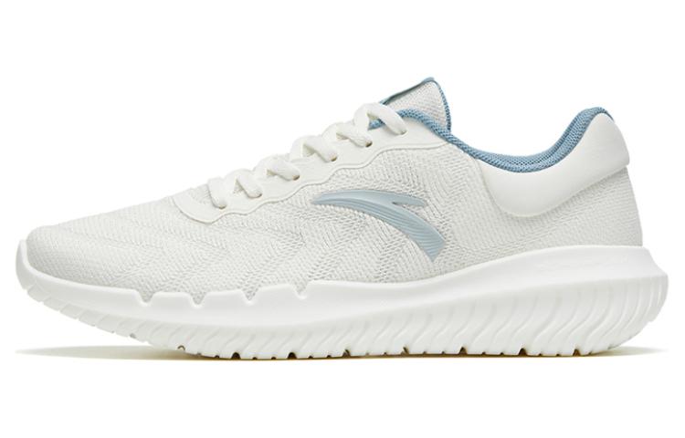 Anta Variety Training Collection Anti-Slip Wear-Resistant Low-Top Training Shoes Ivory White Gray