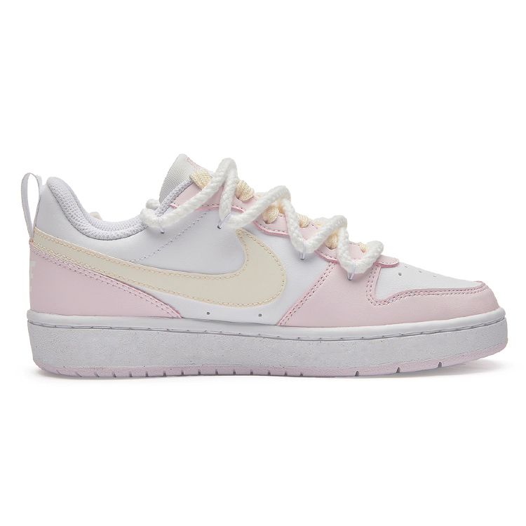 Nike Court Borough Custard Bunny Lightweight, Slip Resistant, Waterproof Low Top Skateboard Shoes GS Pink White Yellow купить в интернет-магазине Yoocart с быстрой доставкой по России.