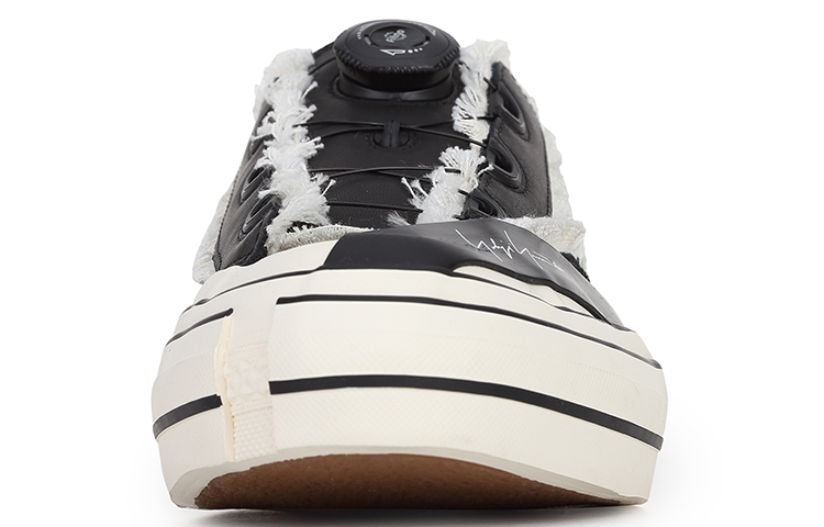Yohji Yamamoto X XVESSEL Canvas Shoes Unisex Low-Top Black/White