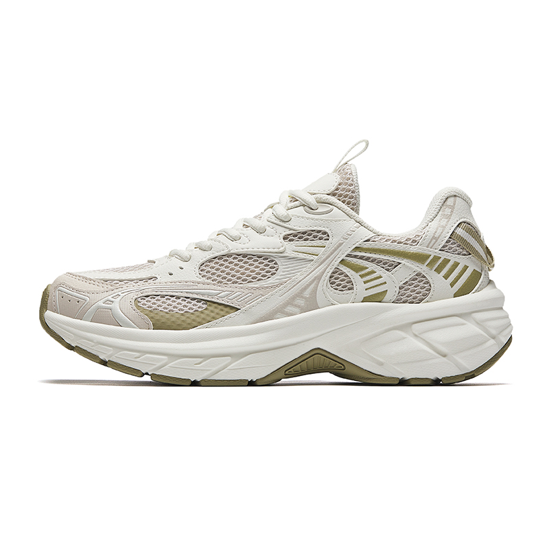 Anta Low Top Casual Running Shoes Women's Ecru