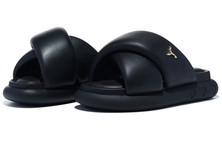 LI NING 1990 Quiet Slide Slippers Women's Black