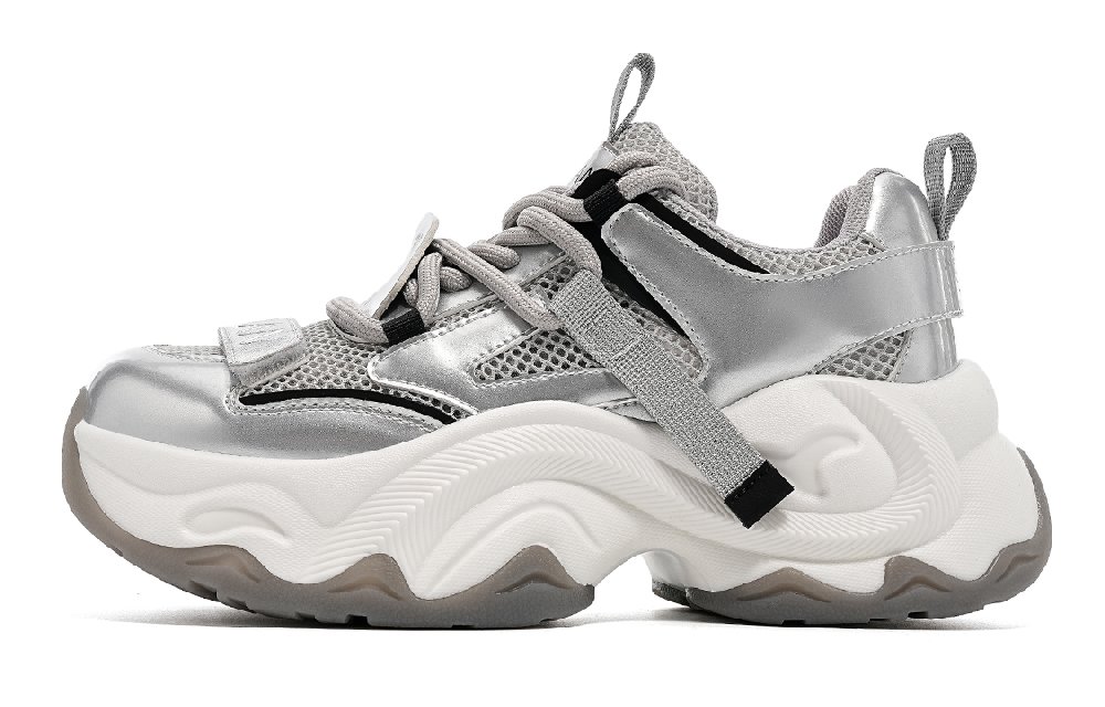 EBLAN Low-Top Casual Shoes Women's Silver