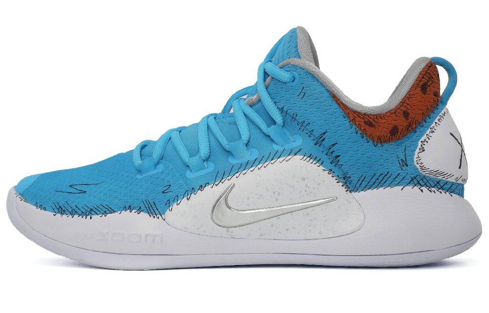Nike Hyperdunk X Low 10 Cushioning Support Low-Top Basketball Shoes Men's Blue White