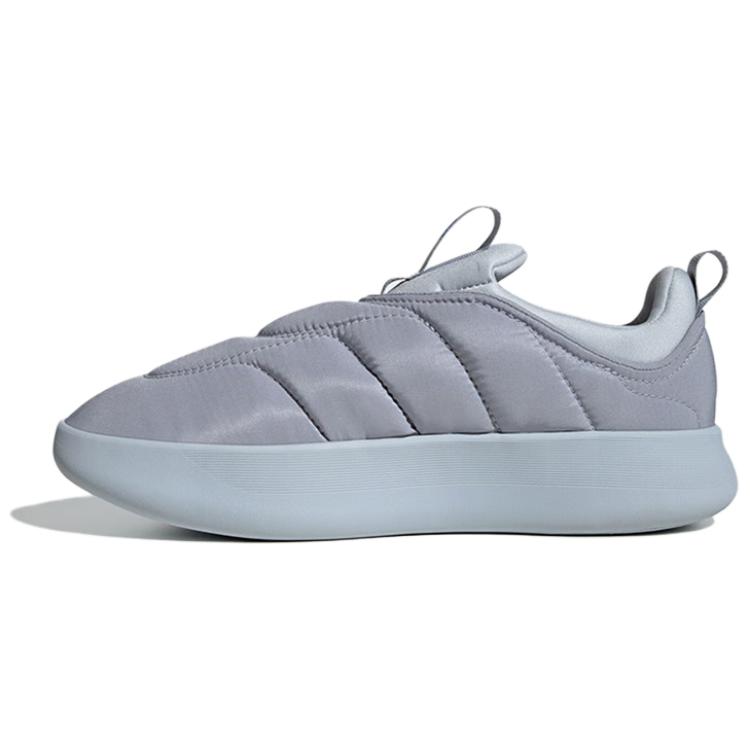 Adidas Adipuff Anti-Slip Wear-Resistant Low-Top Casual Shoes Unisex Gray Blue