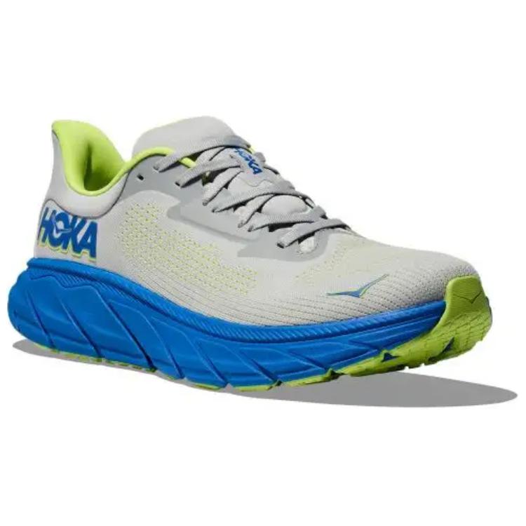HOKA ONE ONE Arahi 7 Anti Slip Wear Resistant Low Top Running Shoes Men's Gray Blue Green купить в интернет-магазине Yoocart с быстрой доставкой по России.