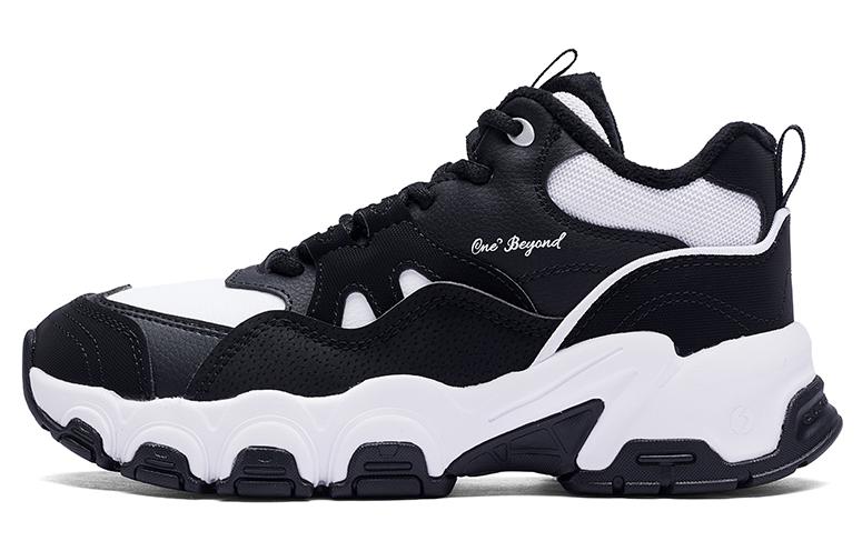 361° Abrasion Resistant Thermal Low Top Sports Casual Shoes Women's Black White