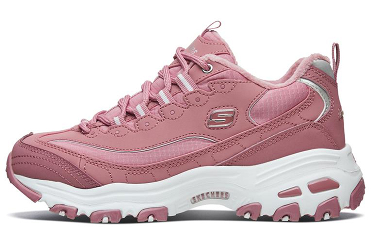 Skechers D Lites 1.0 Low Top Running Shoes Pink Women's