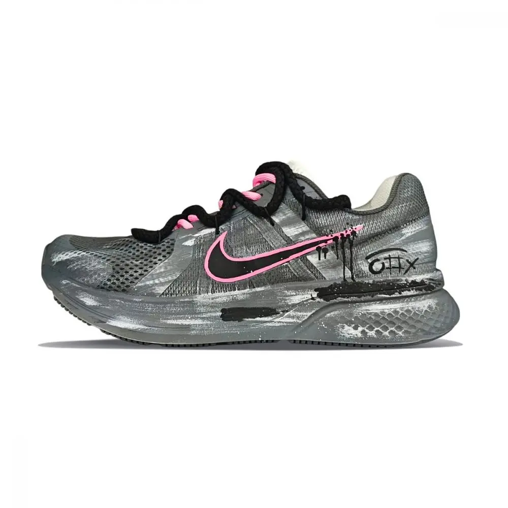 Nike Run Swift 2 Abrasion Resistant Breathable Coverage Low top Running Shoes Unisex Gray