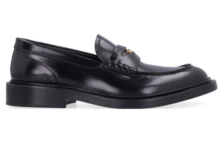 VERSACE Medusa-head Leather Loafers купить в интернет-магазине Yoocart с быстрой доставкой по России.