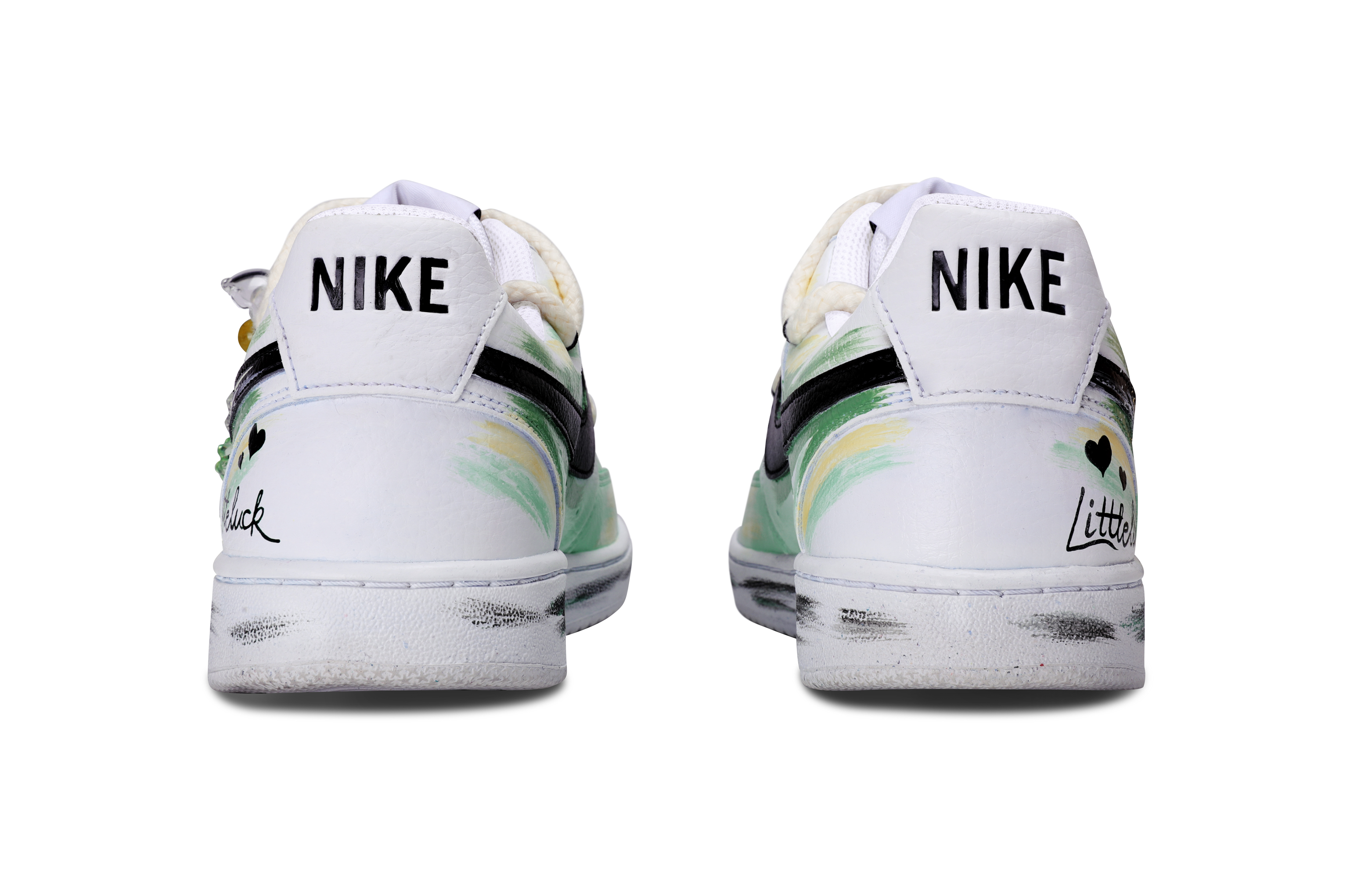 Nike Court Vision 1 Slip Resistant Abrasion Resistant Low top Skateboard Shoes Unisex White Green купить в интернет-магазине Yoocart с быстрой доставкой по России.