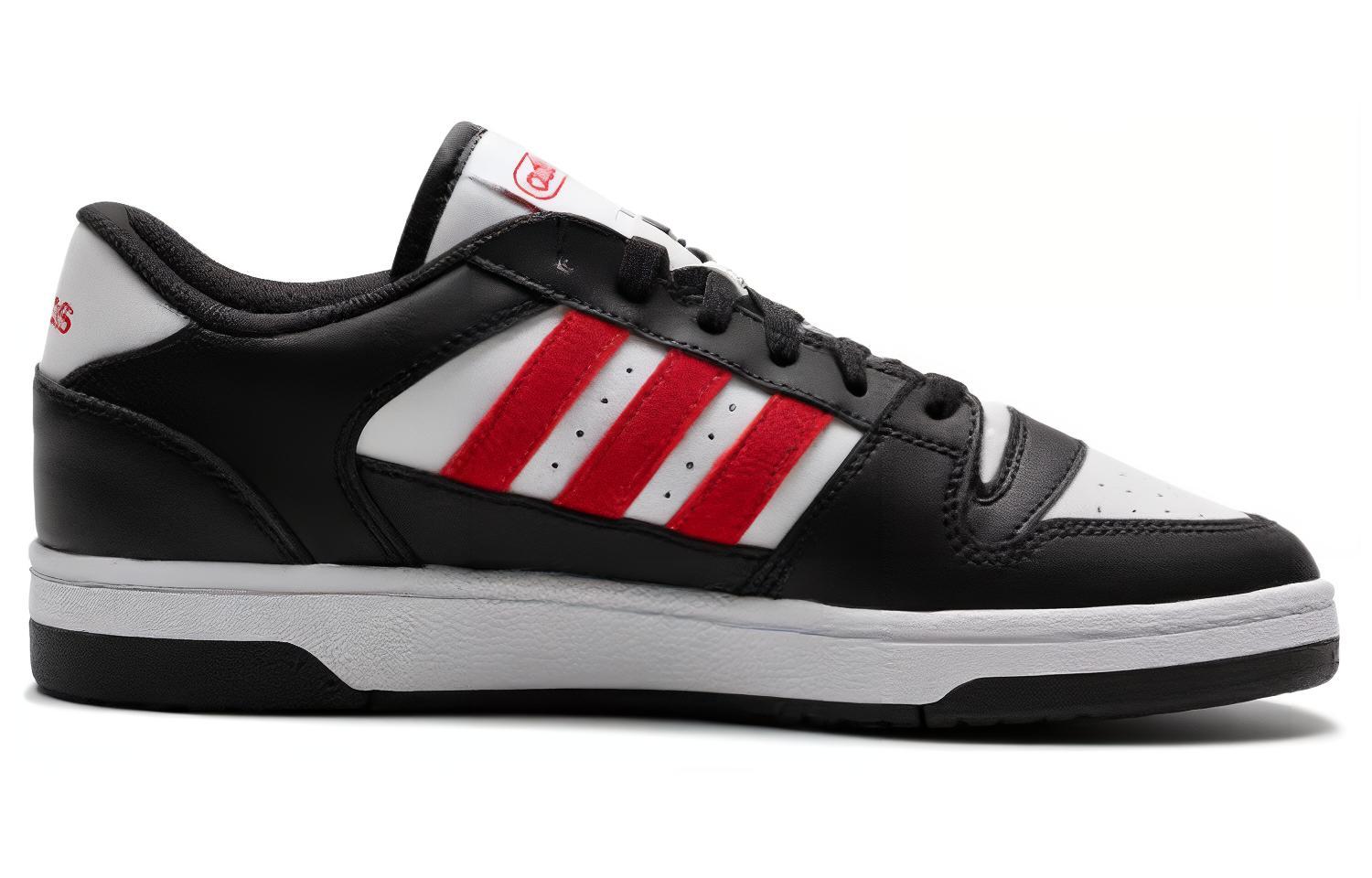 Adidas TURNAROUND LOW Anti-Slip Wear-Resistant Low-Top Basketball Shoes Unisex Black White купить в интернет-магазине Yoocart с быстрой доставкой по России.