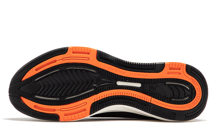 361° Cushioning Anti-Slip Wear-Resistant Breathability Low-Top Running Shoes Men's Black Gray