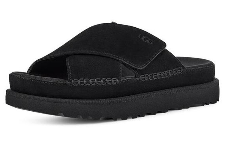 UGG Goldenstar Cross Slide Black Women's