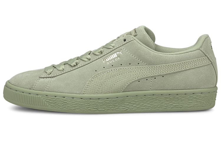PUMA Suede Classic Leisure Board Shoes Green Women's