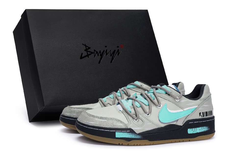Nike Full Force Skateboard Shoes Men Low-Top Tiffany
