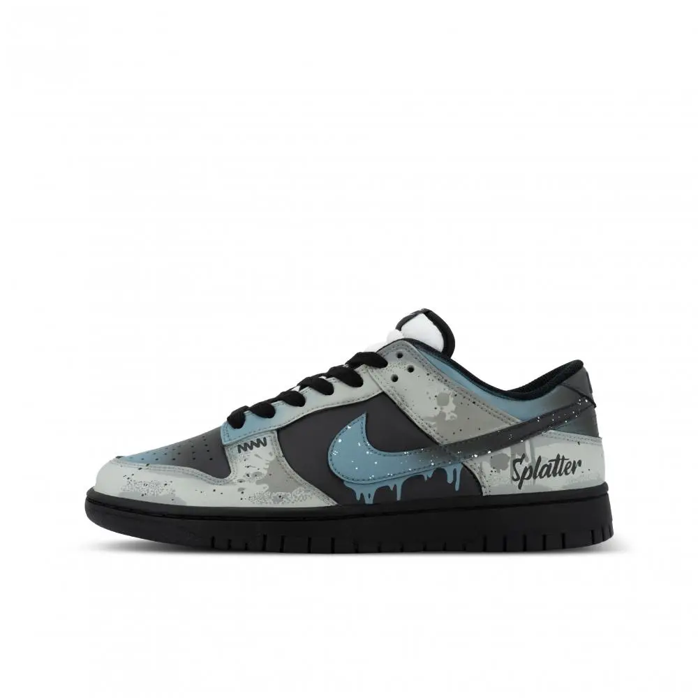 Nike Dunk Orangutan Mischief XJDD Volcanic Gray Low top Skateboard Shoes Unisex Black Gray