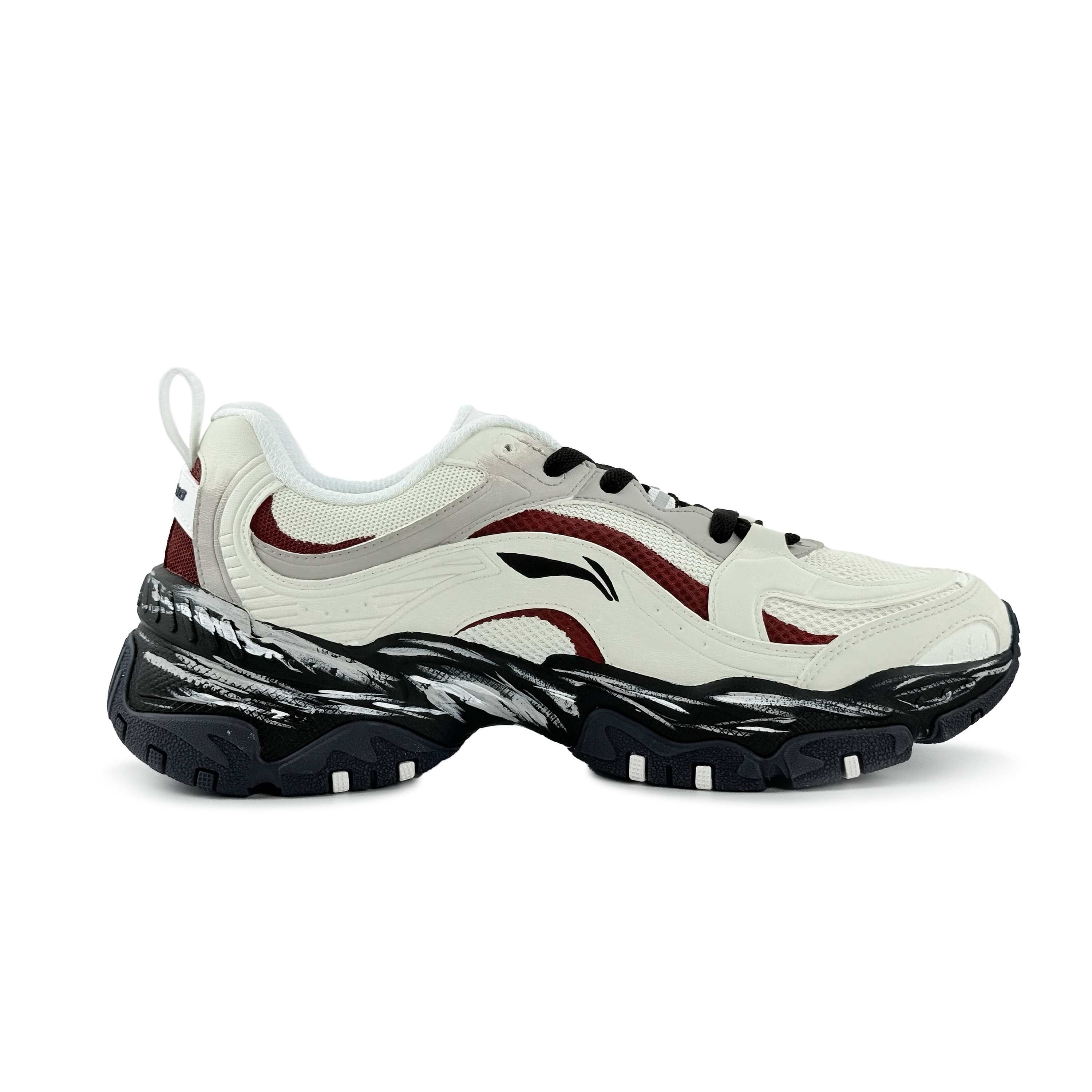 LiNing Brown Sugar Shock Absorbers Slip Resistant Abrasion Resistant Low top Casual Shoes Unisex