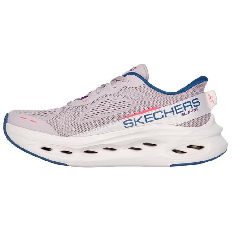 Skechers Sport Anti Slip Wear Resistant Low Top Training City Commute Casual Running Shoes Women's Purple