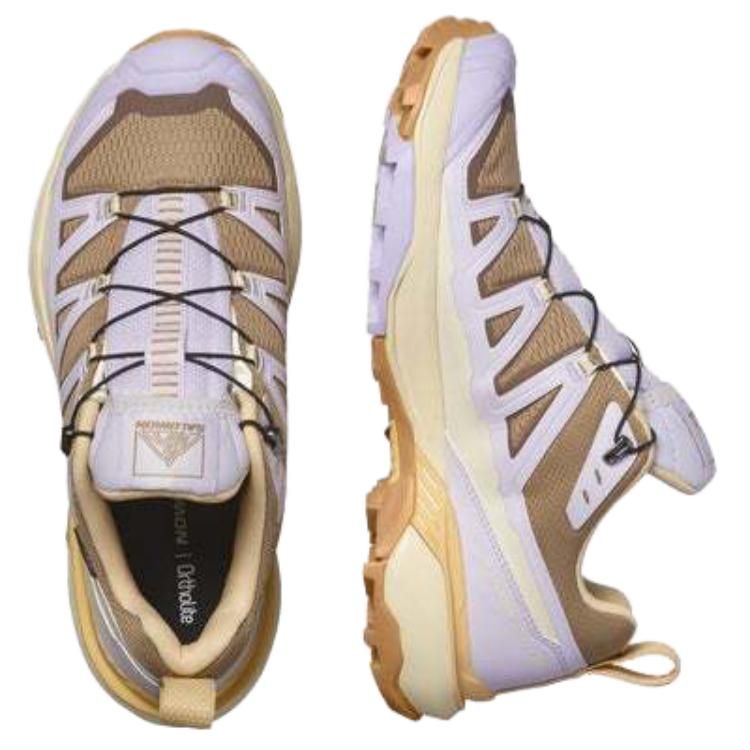 SALOMON EDGE GORE-TEX Slip-Resistant Low-Top Outdoor Shoes Women's Natural Brown