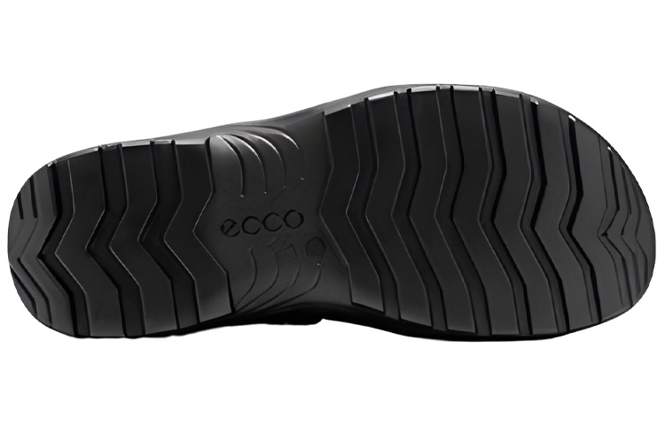 Ecco Beach Sandals Men Brown Black