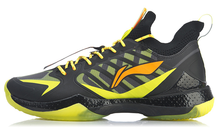 LINING Badminton Shoes Men's Low top Neon Bright Green