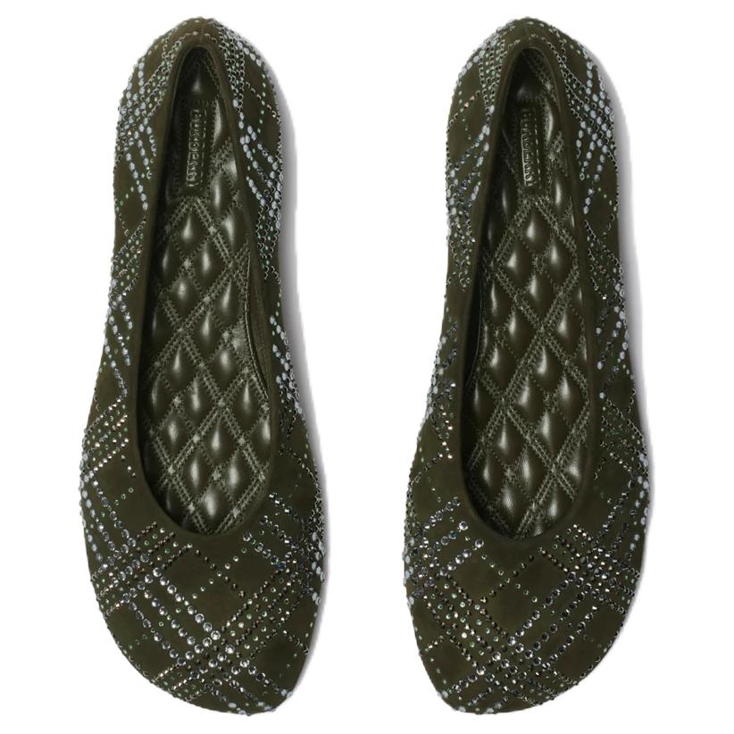 Burberry Casual Single Shoes Women's Green