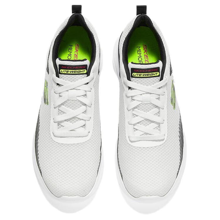 Skechers SPORT MENS Low Top Casual Shoes Men's White Black купить в интернет-магазине Yoocart с быстрой доставкой по России.