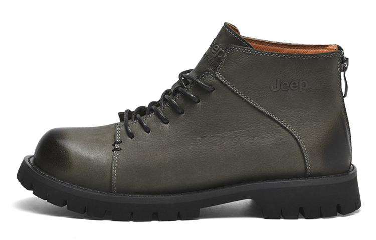 Jeep Martin Boots Men Gray
