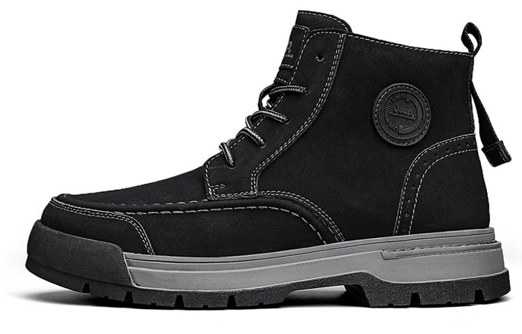Jeep Short Martin Boot Men's Black