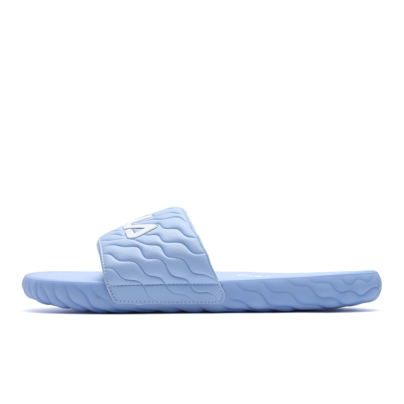 FILA Quiet Abrasion-Resistant Slide Slippers Men's Pale Blue