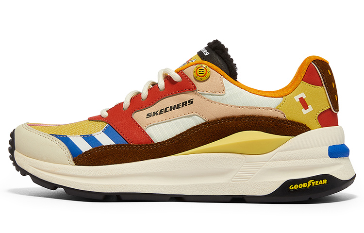 One Piece x Skechers Global Jogger Abrasion Resistant Low Top Casual Shoes Men's Multicolor