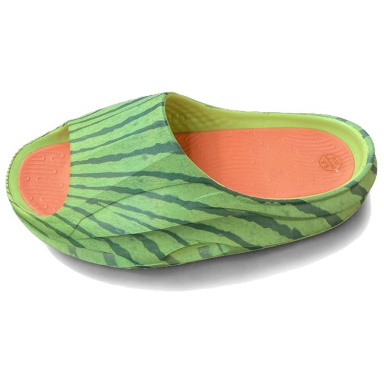 Anta Slip Resistant Abrasion Resistant Quick Dry Slide Slippers Men's Tamarind Clay Green Sugar Bean Yellow