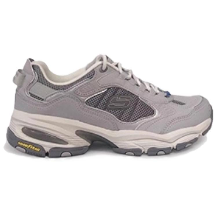 Skechers AIR COOLED MEMORY Abrasion Resistant Breathable Hiking Shoes Women's Gray Silver купить в интернет-магазине Yoocart с быстрой доставкой по России.