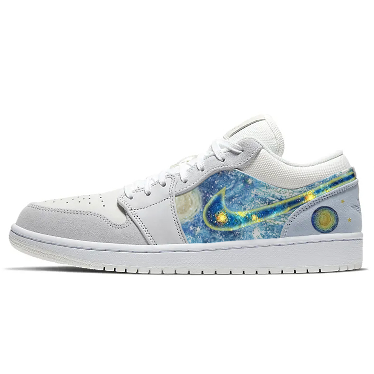 Jordan Air Jordan 1 Vintage Basketball Shoes Unisex Low top White/Gray купить в интернет-магазине Yoocart с быстрой доставкой по России.