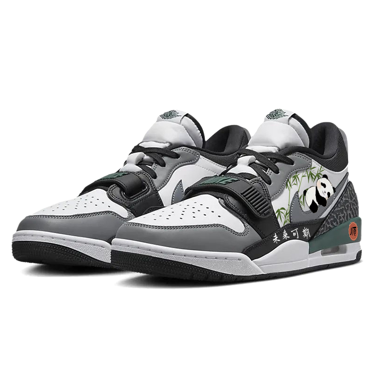 Jordan Legacy 312 Vintage Basketball Shoes Men Low Top Gray/White